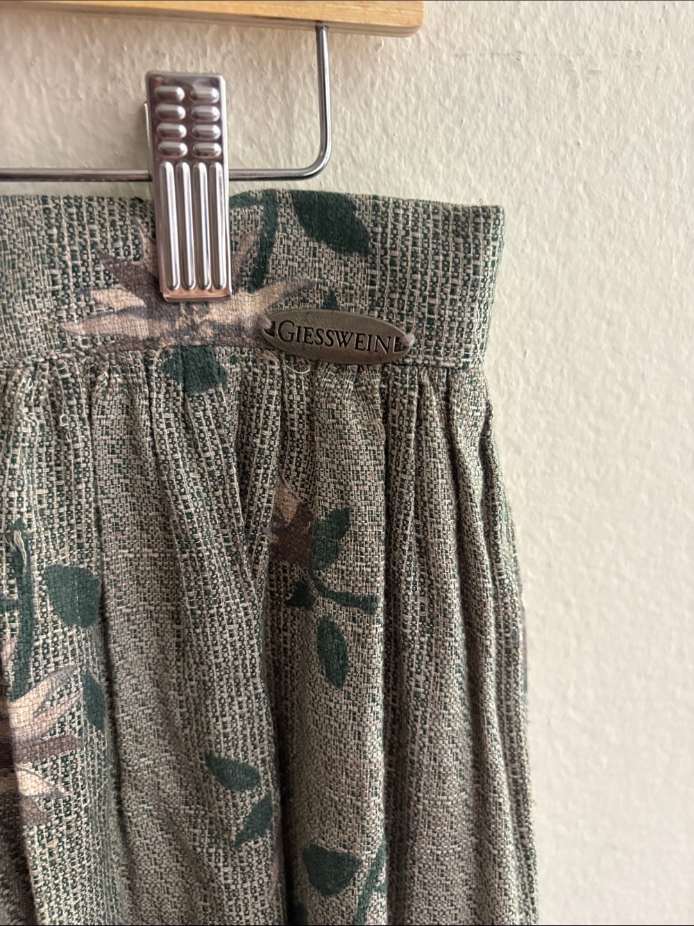 Vintage Giesswein Wool Blend Skirt - Picture 3 of 6